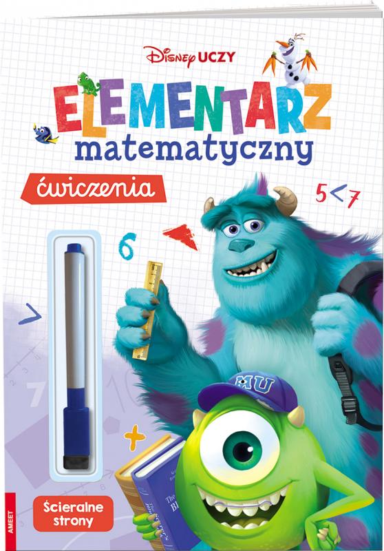 KSIĄŻECZKA DISNEY UCZY MIX. ELEMENTARZ MATEMATYCZNY ĆWICZENIA