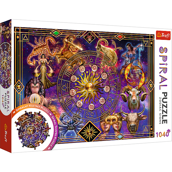 PUZZLE 1040 TREFL SPIRAL PUZZLE ZNAKI ZODIAKU