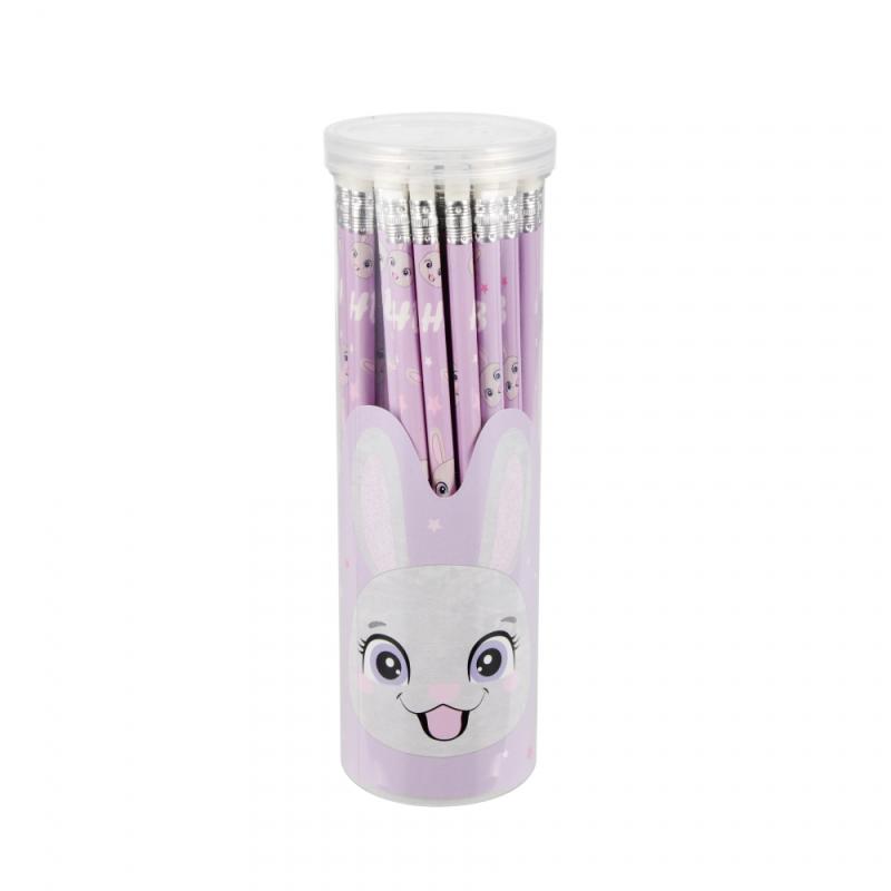 OŁÓWEK Z GUMKĄ HB RABBIT STK TUB A/48