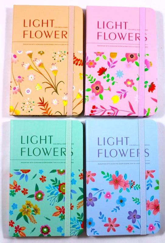 NOTES A6/80 LIGHT FLOWERS 5702-9