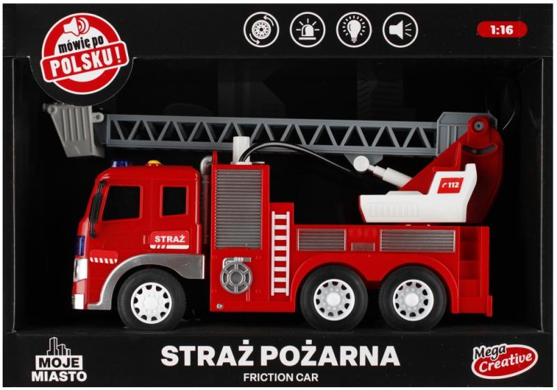 AUTO STRAŻ B O WODA 34X23X12 MOJE MIASTO PLPL 24