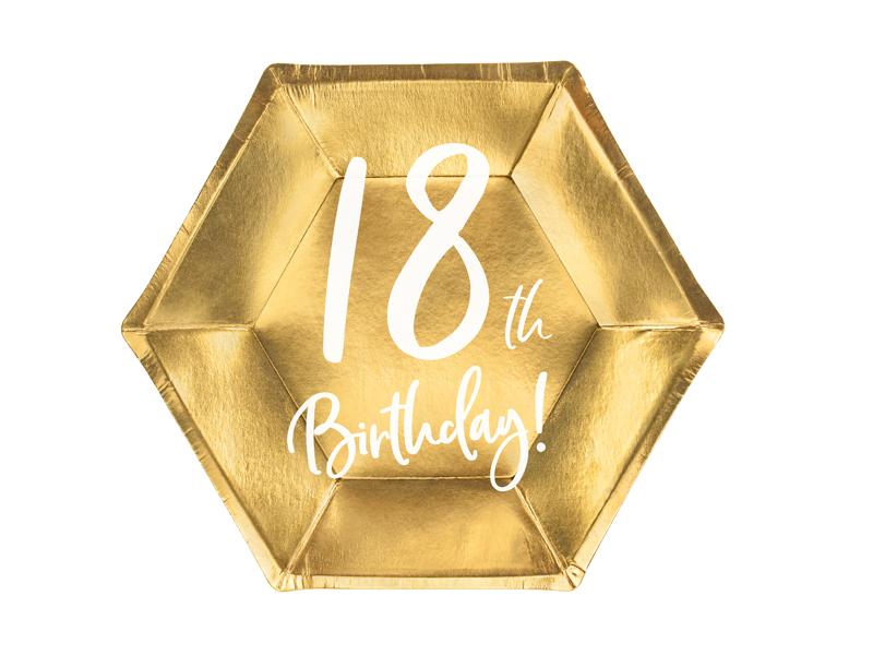 TALERZYKI PAP. 18TH BIRTHDAY