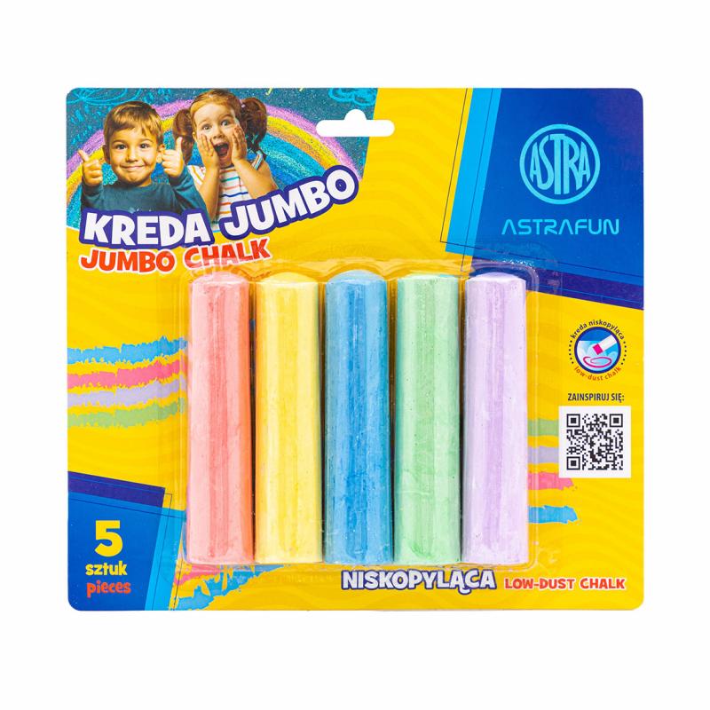 KREDA JUMBO ASTRA FUN 2X2X10,5CM 5SZT