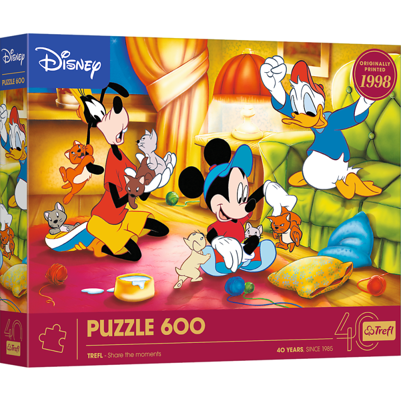 PUZZLE 600 TREFL MYSZKA MIKI I PRZYJACIELE