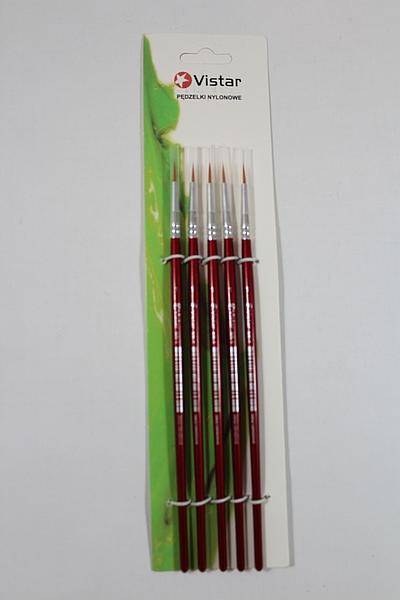 PĘDZELKI NYLONOWE 5 SZT/ NR-1