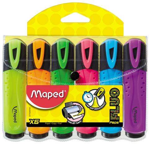 ZAKREŚLACZ 6 FLUO PEPS