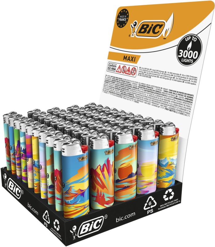 ZAPALNICZKA BIC J26 SLV LANDSC A50