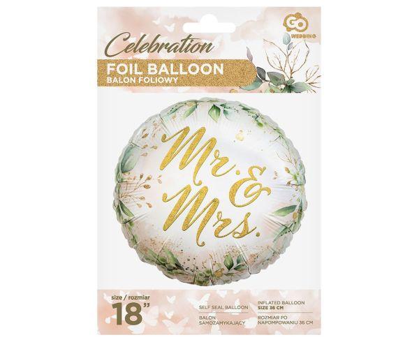 BALON FOLIOWY MR AND MRS 18'