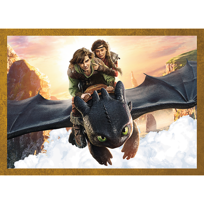 PUZZLE 4W1 TREFL SMOCZE DNI