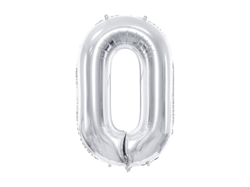 BALON FOLIOWY 0 86CM SREBRNY