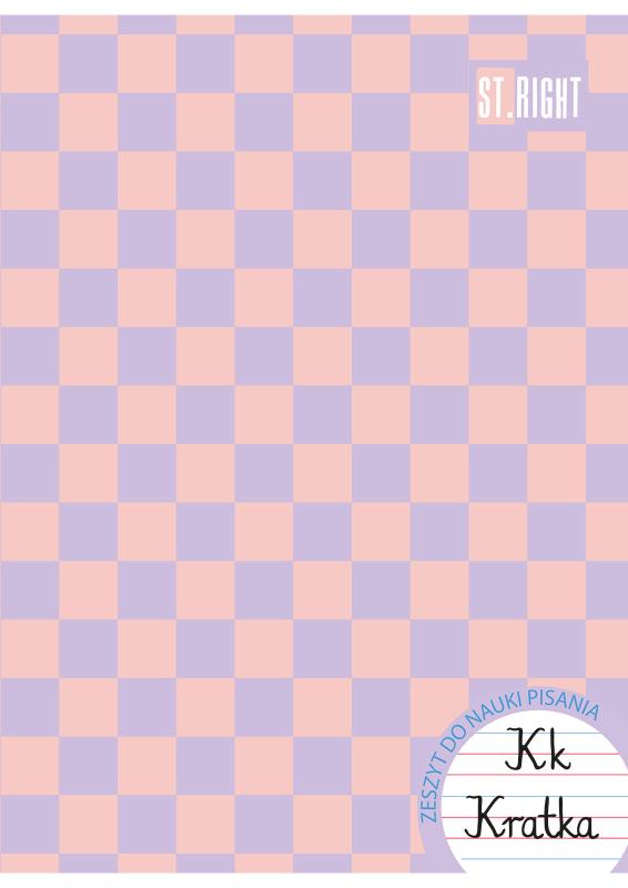 ZESZYT A4/32 = KOLOROWA CHECKERED VIBE LAMINOWANY
