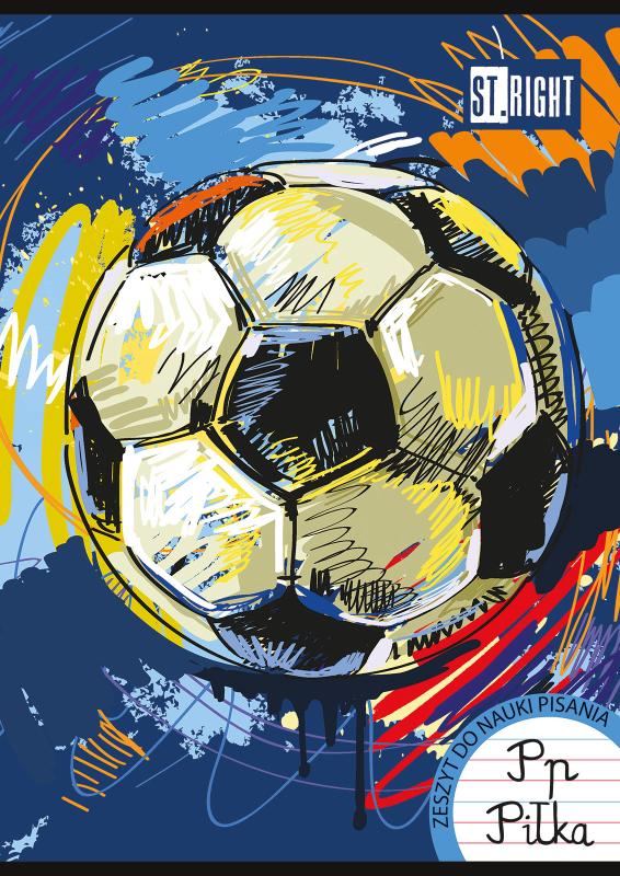ZESZYT A4/32 = KOLOROWA FOOTBALL ENERGY LAMINOWANY