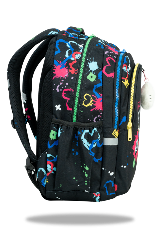 PLECAK SZKOLNY (15) JERRY - BLACK NEON HELLO KITTY