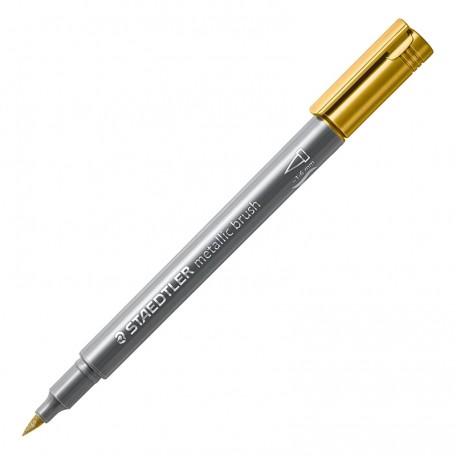 FLAMASTER PĘDZELKOWY METALLIC BRUSH ZŁOTY