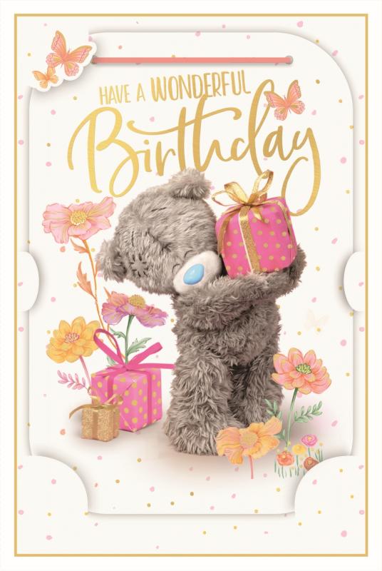 KARTKA HOLOGRAFICZNA 3D HAVE A WODERFUL BIRTHDAY