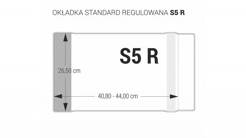 OKŁADKA S5 265 REGULOWANA STANDARD KOD NA SZT. 5907214306919 (OP. 25