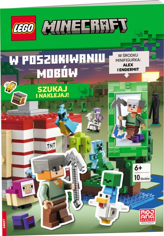 KSIĄŻECZKA LEGO MINECRAFT. W POSZUKIWANIU MOBÓW