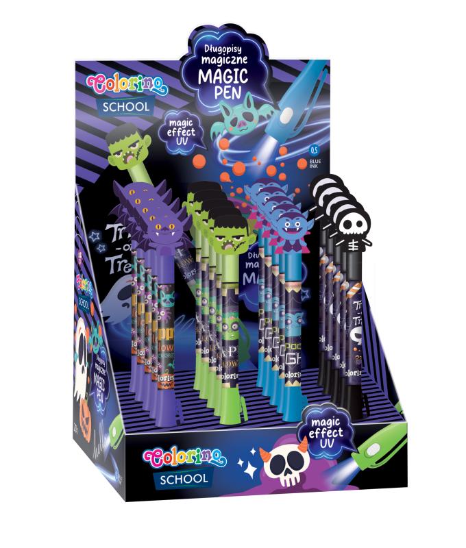 DŁUGOPIS PATIO MAGICZNY UV HALLOWEEN A/20 COLORINO