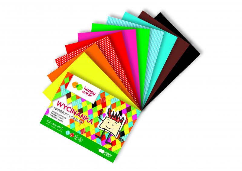 BLOK WYCINANKA A5/10 100G HAPPY COLOR