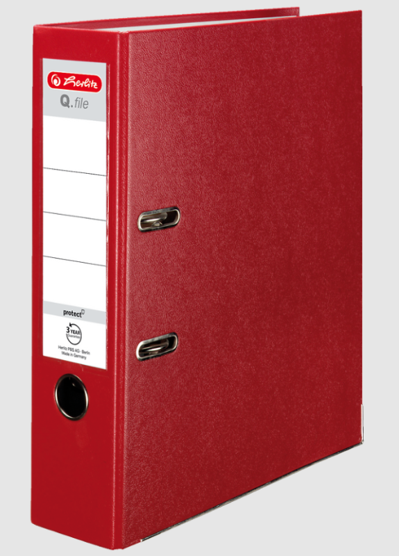 SEGREGATOR A4/8 HERLITZ PP CZERWONY Q.FILE