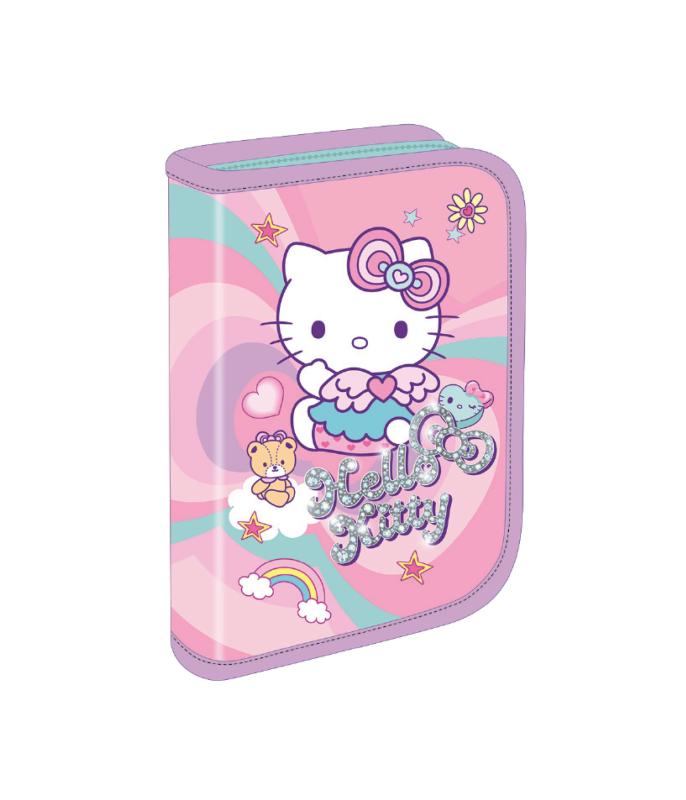 PIÓRNIK JEDNOKLAPKOWY BEZ WYPOSAŻENIA CLIPPER - PINK 1 HELLO KITTY