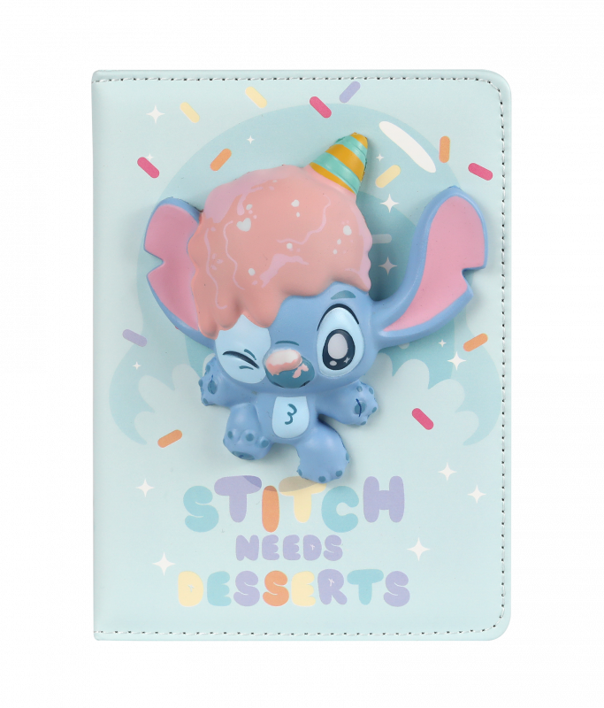 NOTES B6 - SQUISHY 3D - WZÓR 2 - STITCH DISNEY FASHION