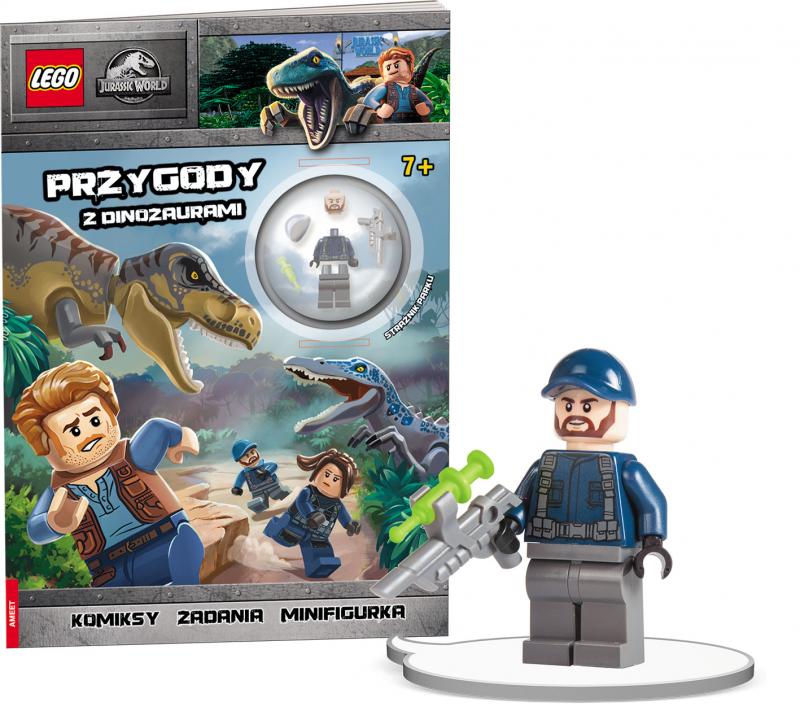 KSIĄŻECZKA LEGO JURASSIC WORLD. PRZYGODY Z DINOZAURAMI