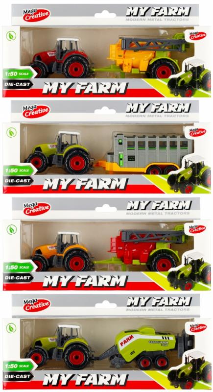 MOJE RANCZO TRAKTOR MET+AKC 22CM PLX 72/144