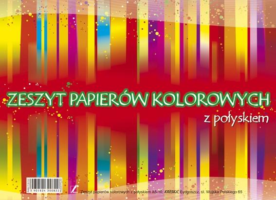 ZESZYT PAPIERÓW KOLOROWYCH A5/32 KRESKA