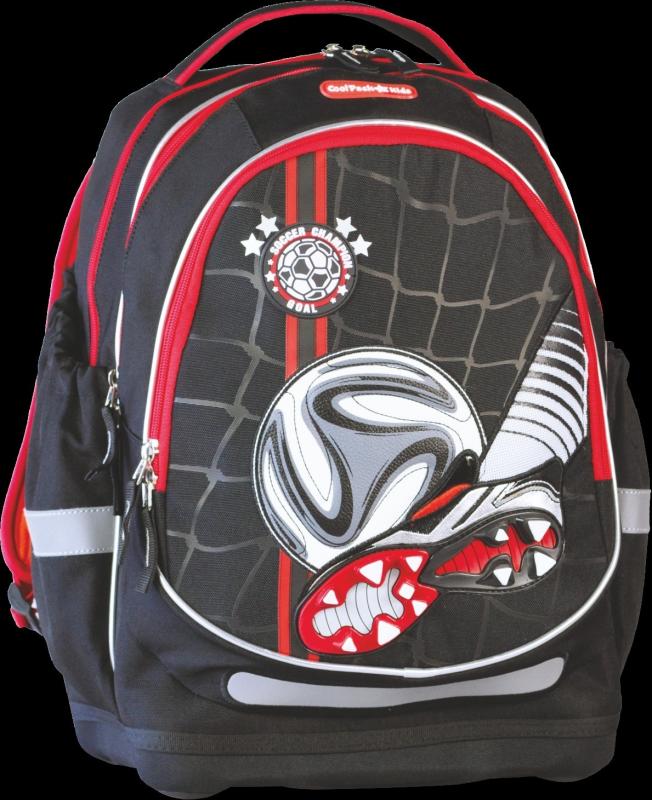PLECAK ERGO CP FOR KIDS - FOOTBALL II BLACK