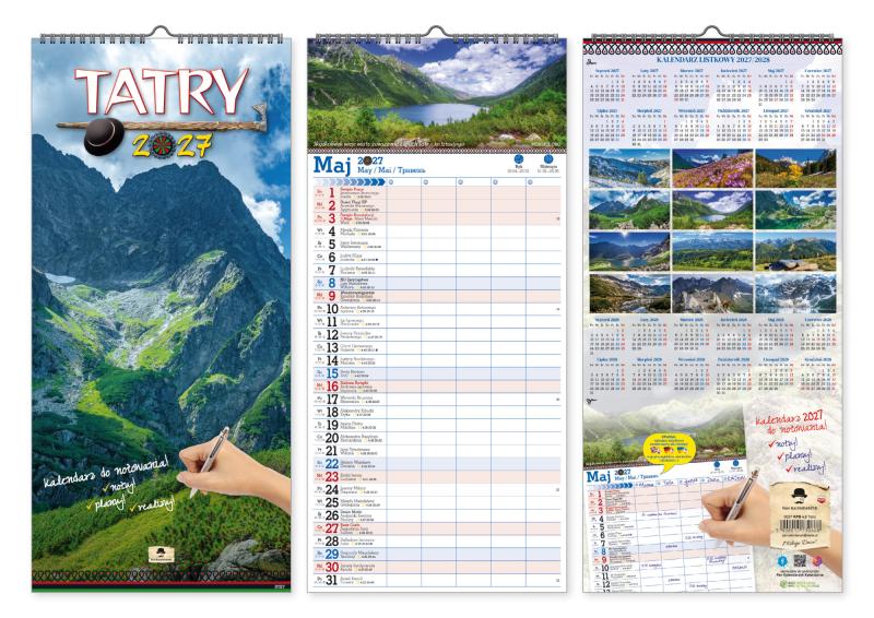 KALENDARZ PASKOWY SZEROKI KPS V.3 TATRY 2027