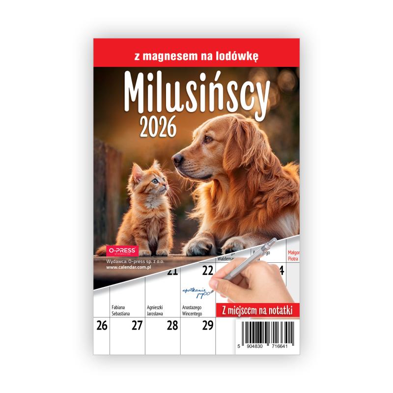 KALENDARZ NA LODÓWKĘ MILUSIŃSCY AREX