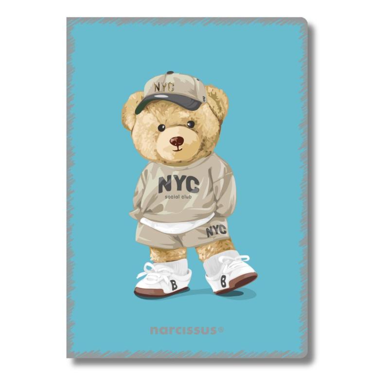 ZESZYT A5/60 # PP TEDDIES 80G NARCISSUS