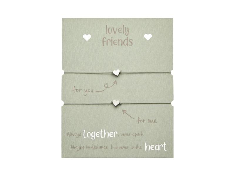LOVELY FRIENDS BRANSOLETKA HEART (STAINLESS STEEL)