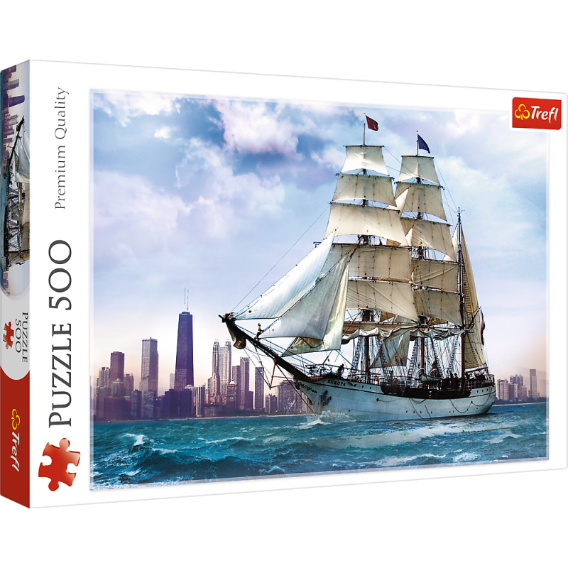 PUZZLE 500 TREFL ŻAGLOWIEC