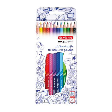 KREDKI 12 HERLITZ TRÓJK. MY.PEN