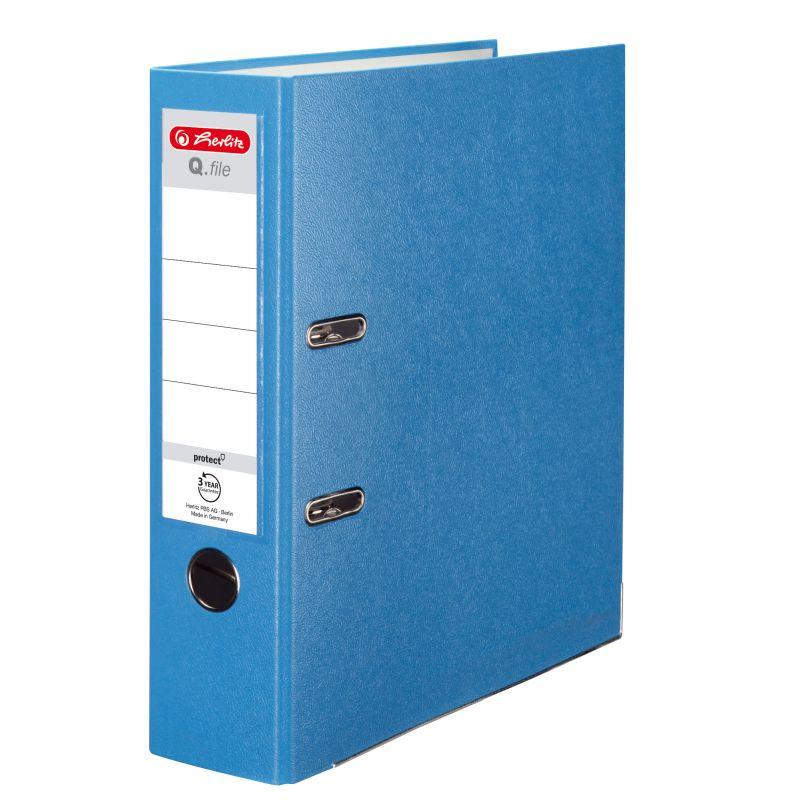 SEGREGATOR A4/8 HERLITZ PP BŁĘKITNY Q.FILE