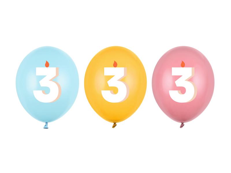 BALONY 30CM 3 MIX