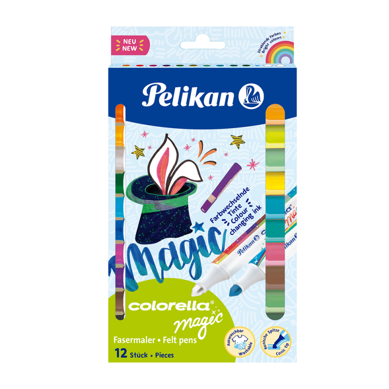 FLAMASTRY 12 PELIKAN COLORELLA MAGIC C411