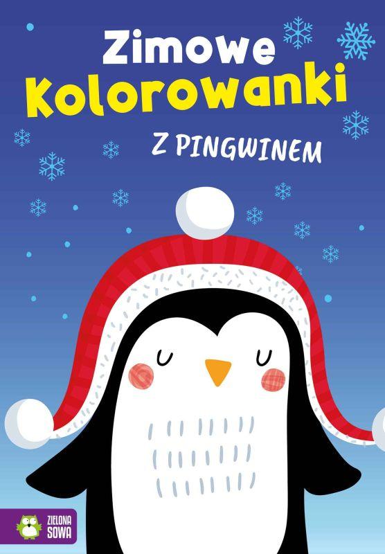KSIĄŻECZKA ZIMOWE KOLOROWANKI Z PINGWINEM #ŚWIĘTA