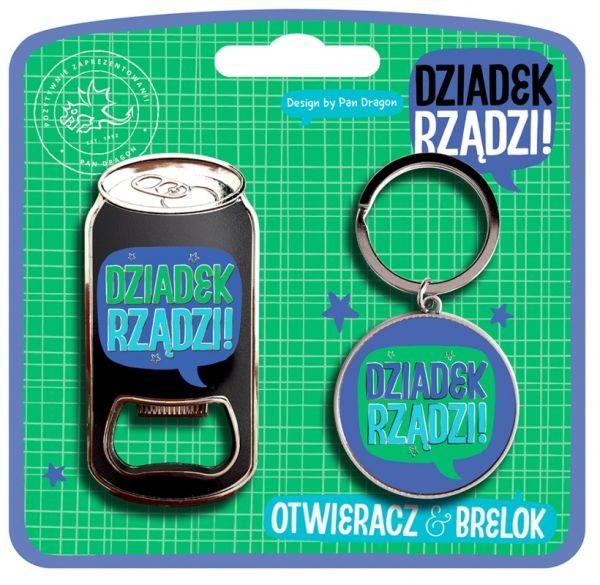 ZESTAW OTWIERACZ+BRELOK DZIADEK RZĄDZI DiB