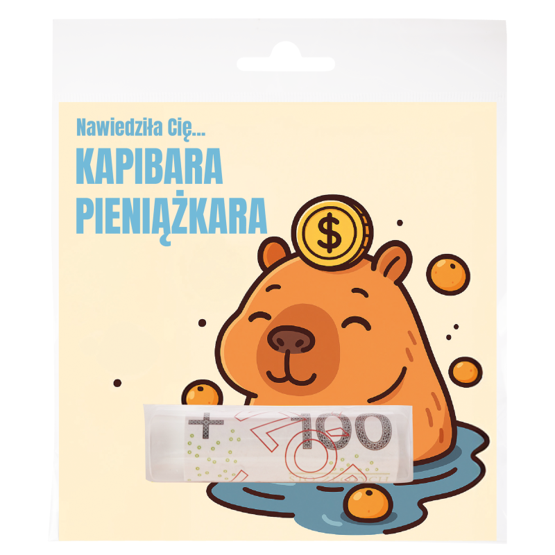PREZENTOWNIK KAPIBARA PIENIĄŻKARA