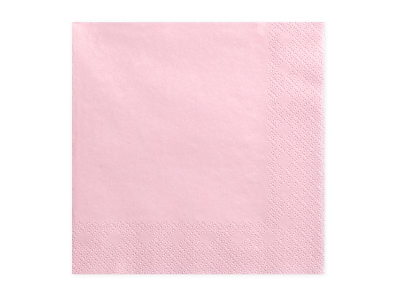SERWETKI TRÓJWARSTWOWE J.RÓŻ 33X33