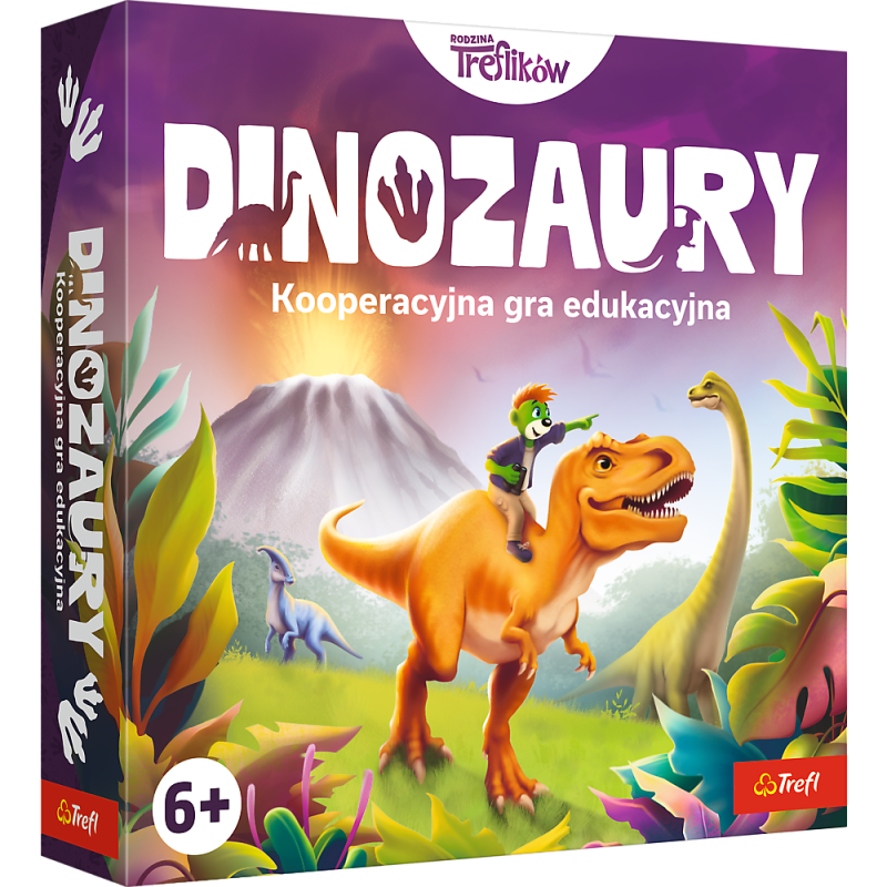 GRA TREFL DINOZAURY RODZINA TREFLIKÓW
