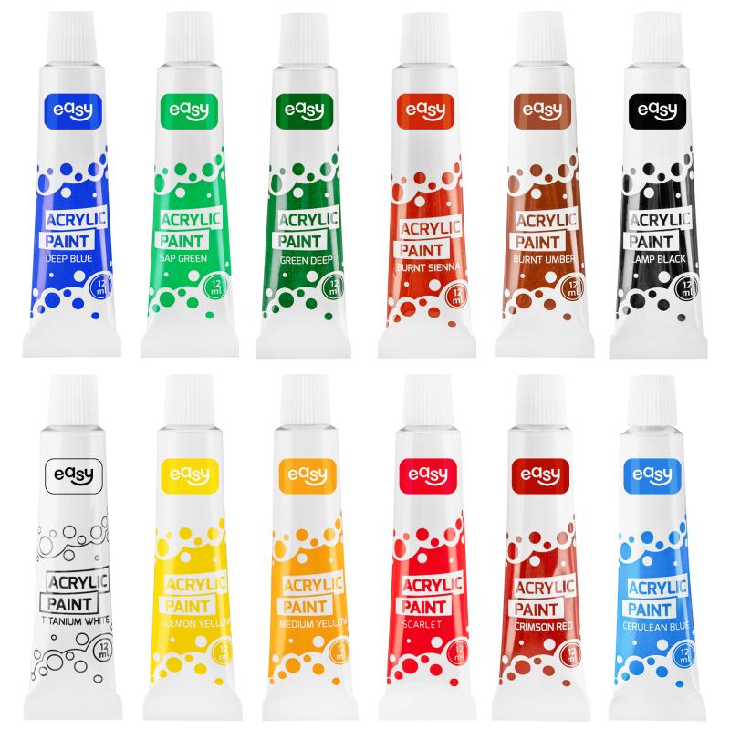 FARBY AKRYLOWE 12 EASY 12ML