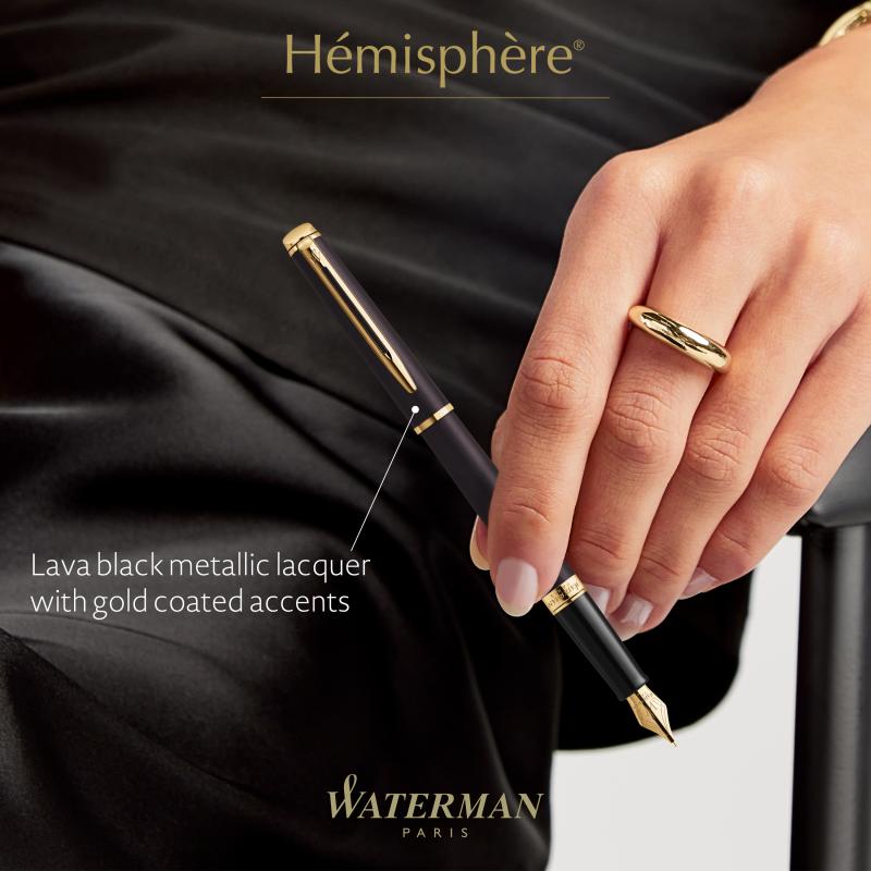 PIÓRO WIECZNE WATERMAN HEMISPHERE LAVA BLACK GT