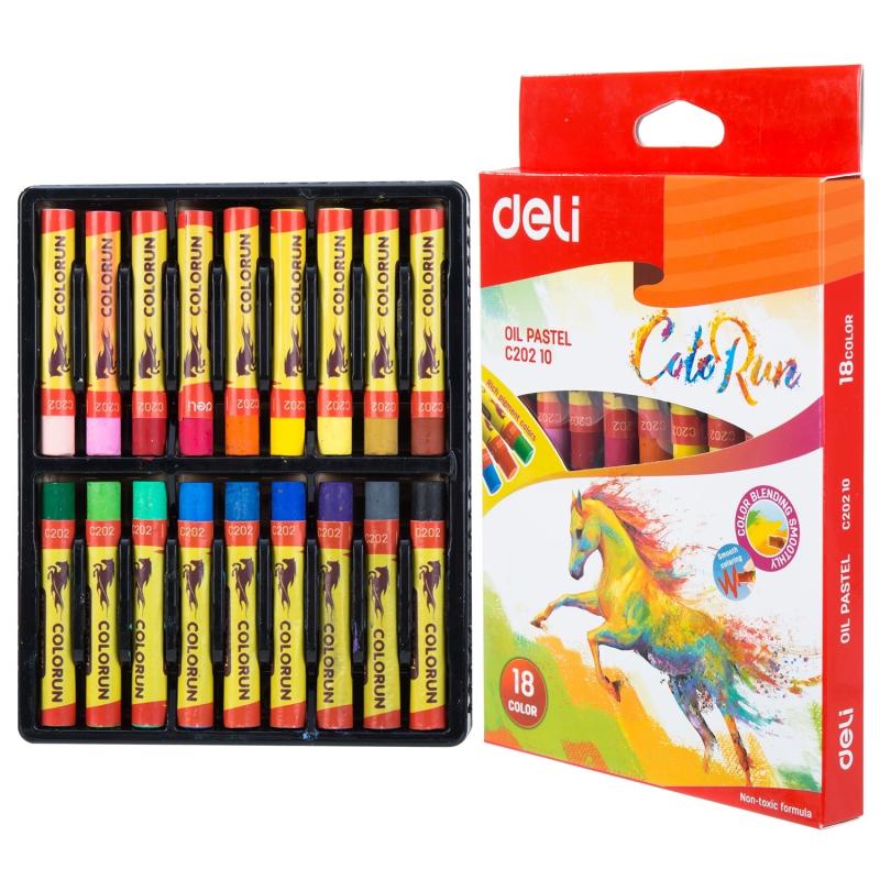 PASTELE 18 OLEJNE COLORUN DELI