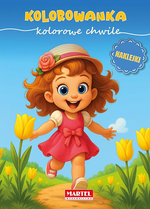 KSIĄŻECZKA KOLOROWE CHWILE Z NAKLEJKAMI