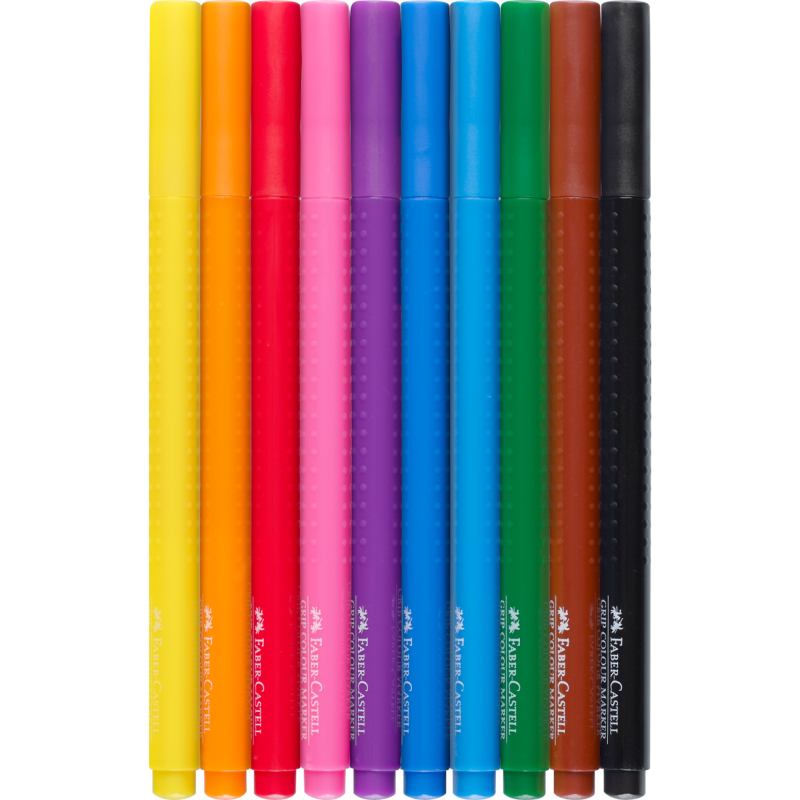 FLAMASTRY 10 FABER GRIP