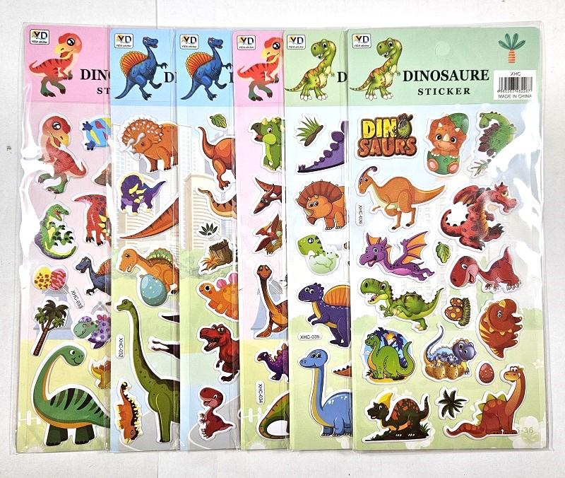 NAKLEJKA LRI 22X10 DINOZAURY